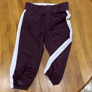 Marucci, boy’s knee length baseball pants.